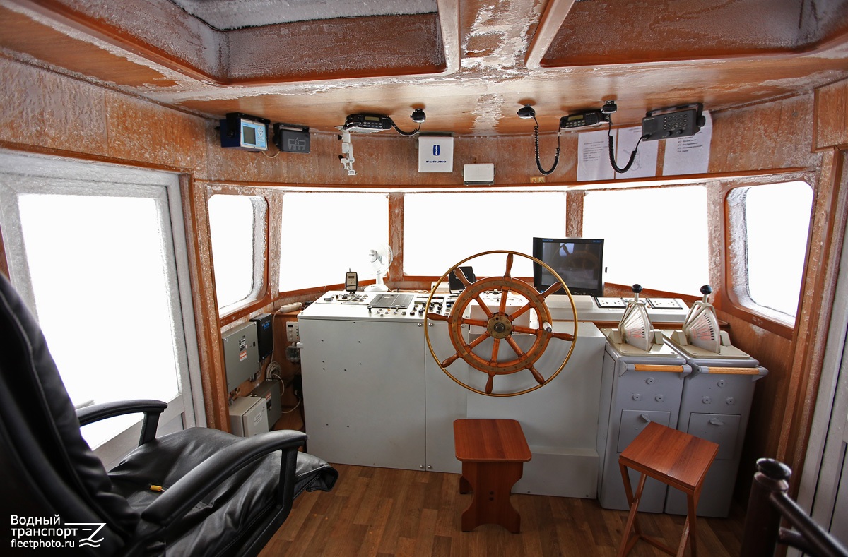 Товарищъ. Wheelhouses, Control panels