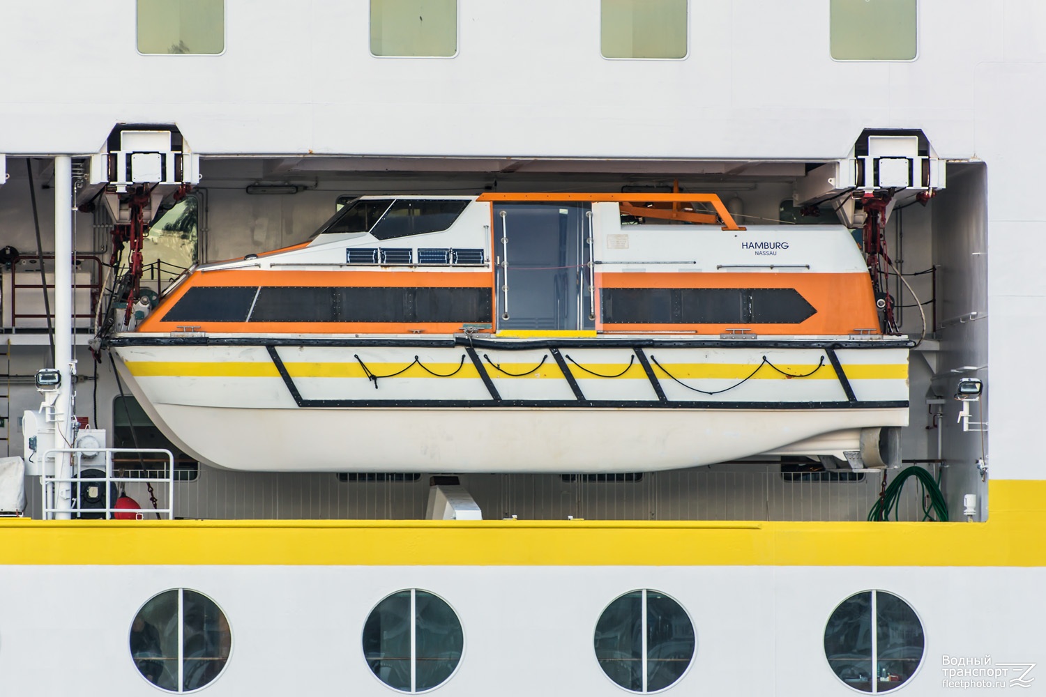 Hamburg. Lifeboats