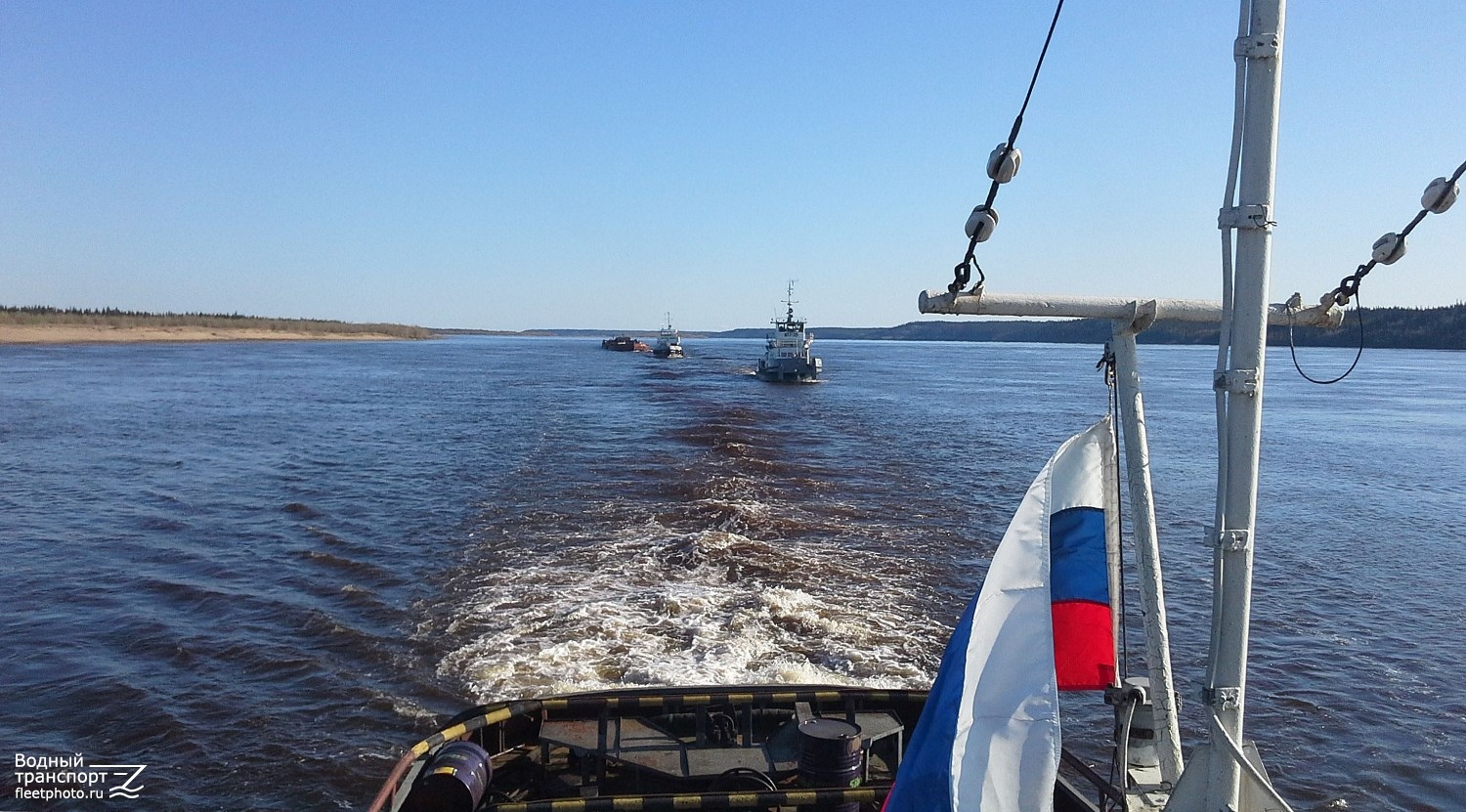 Актюбинск. View from wheelhouses and bridge wings