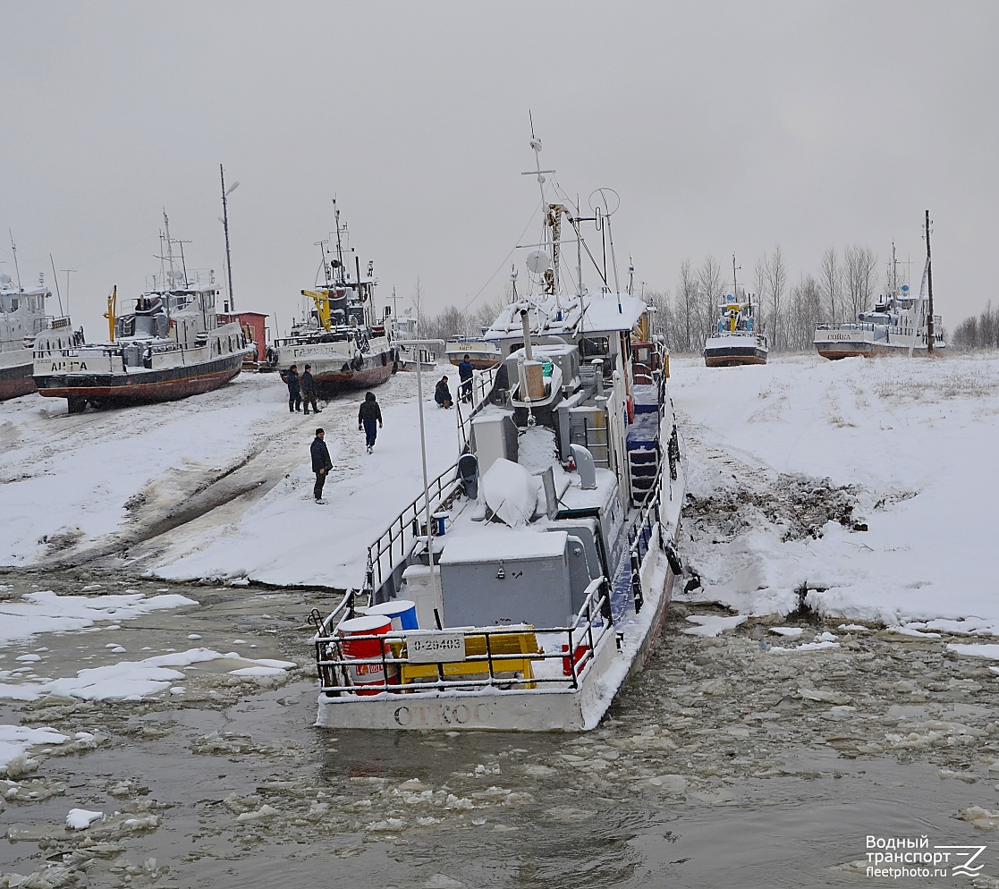 Анга, Глухарь, Откос