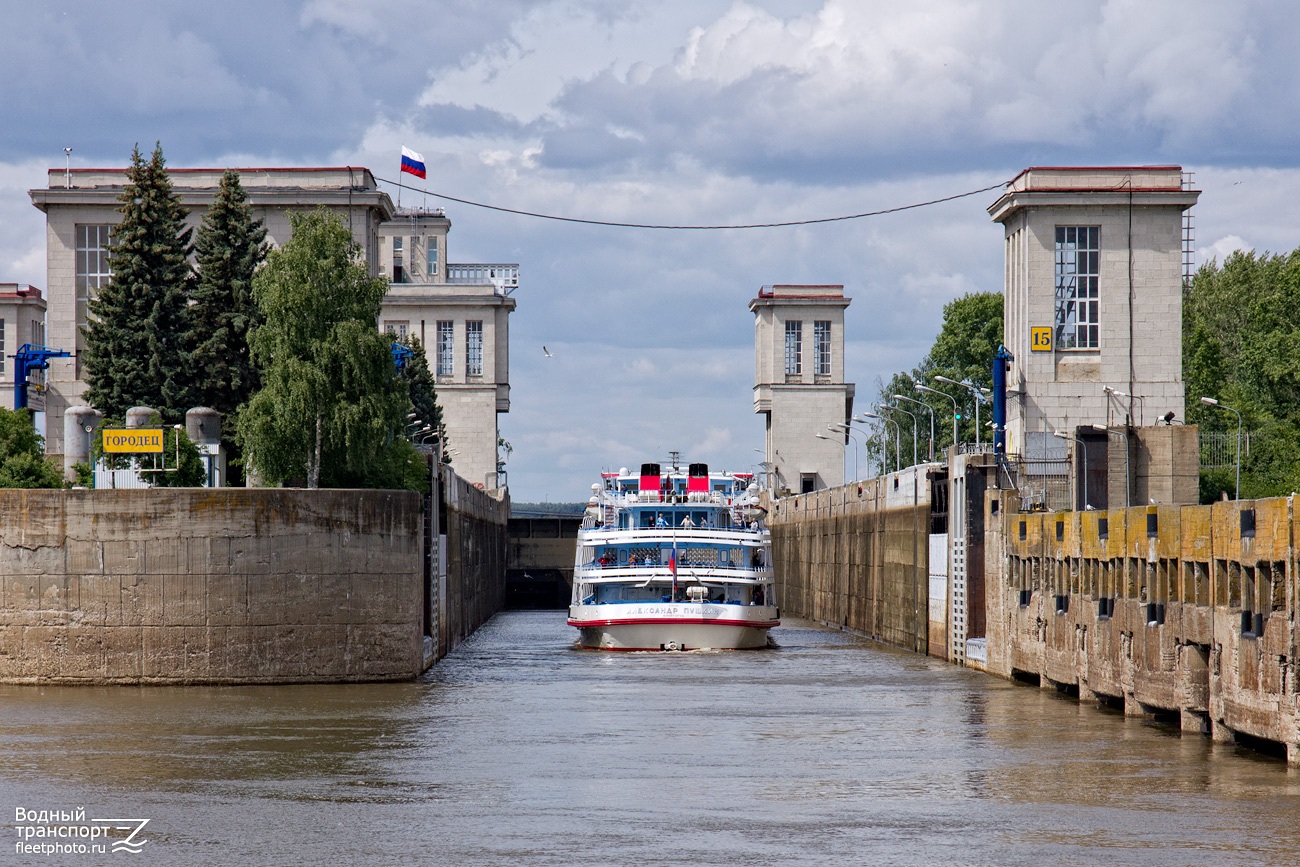 Городецкий шлюз карта