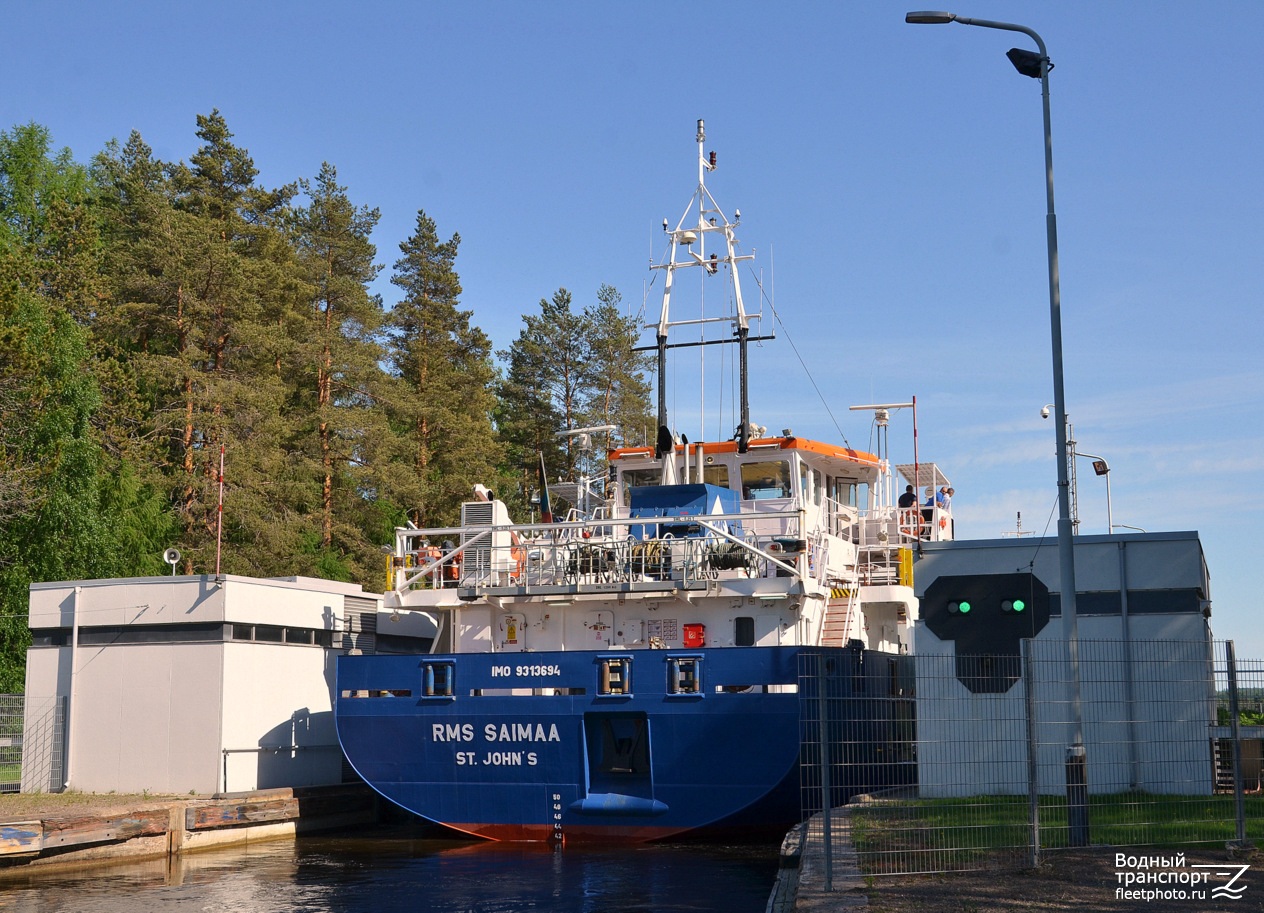 RMS Saimaa. Финляндия, Шлюз Соскуа