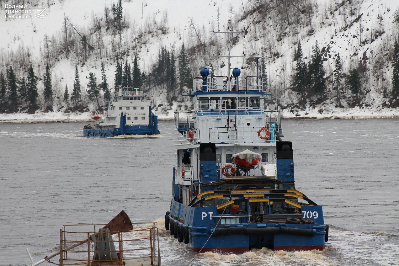 Капитан Крылов, РТ-709. View from wheelhouses and bridge wings