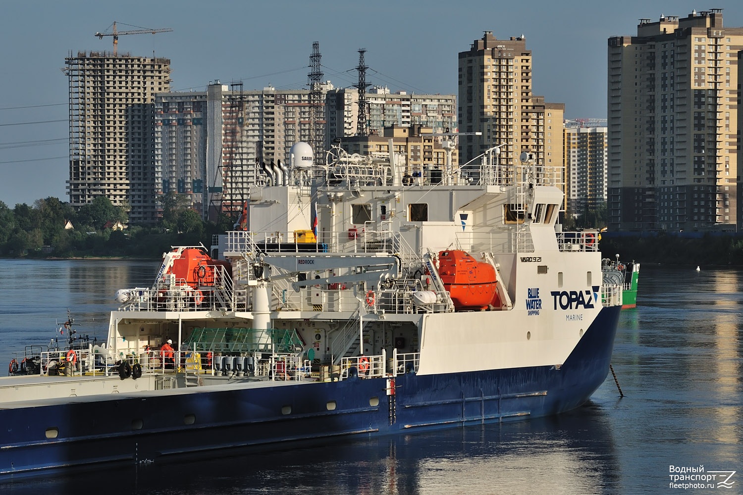 Топаз Лена. Vessel superstructures