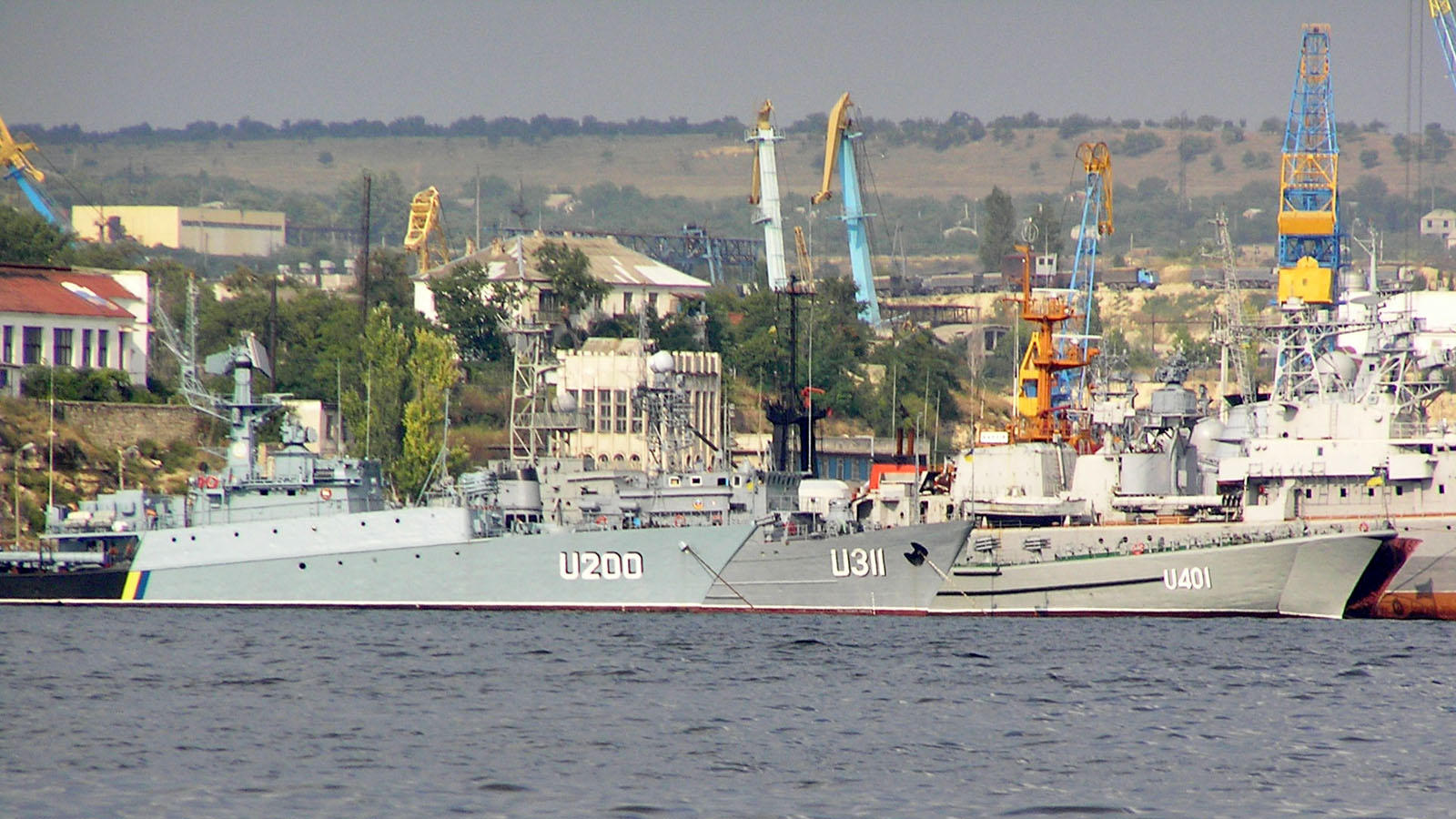 Севастополь, Черкаси, Кiровоград, Луцьк. Unidentified ships