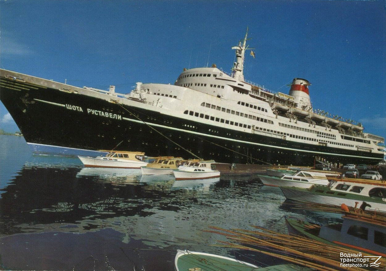 Шота Руставели" построен в 1968 г. на верфи "Mathias Thesen Werft" Германия В 20