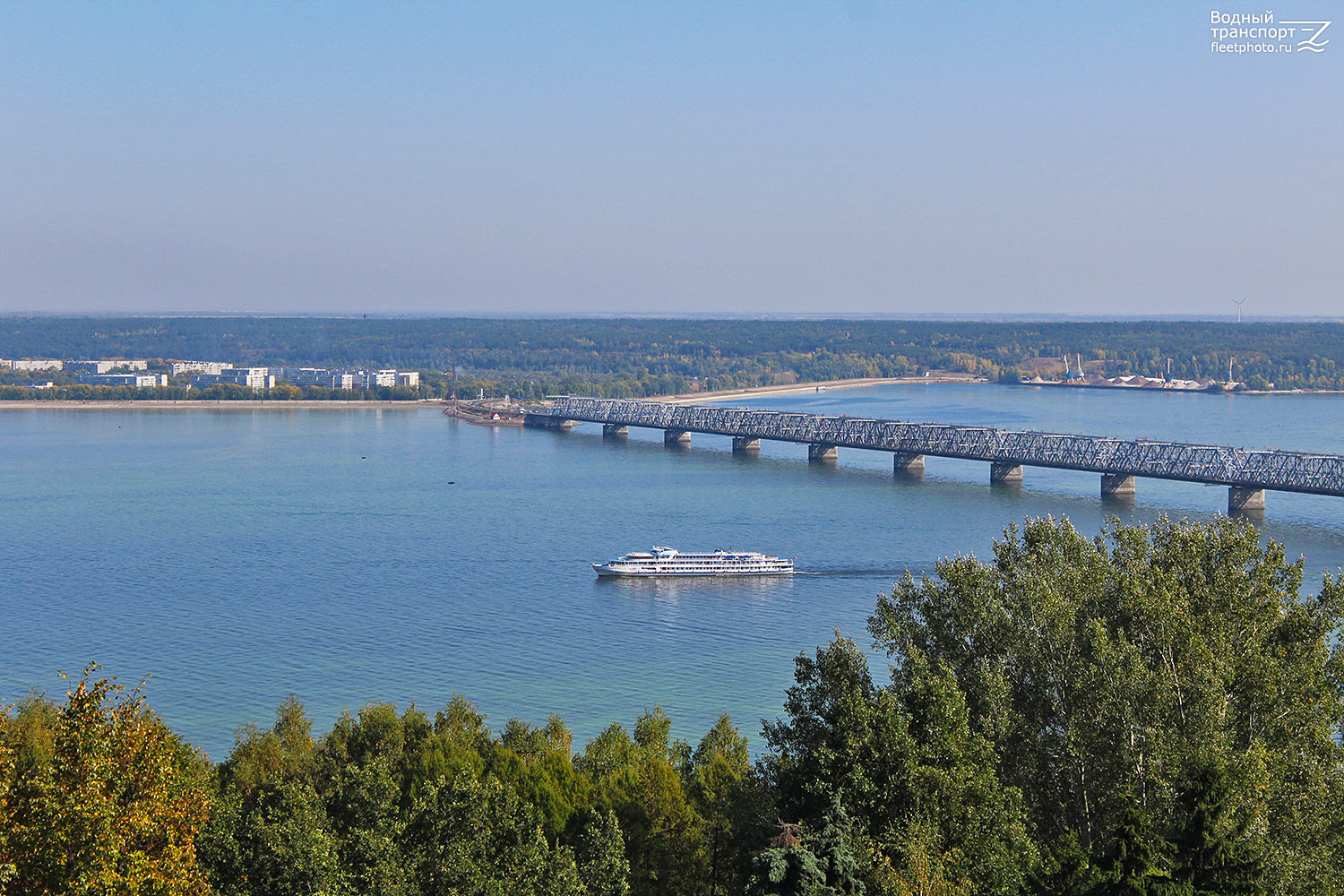 Ульяновск река Волга Императорский мост