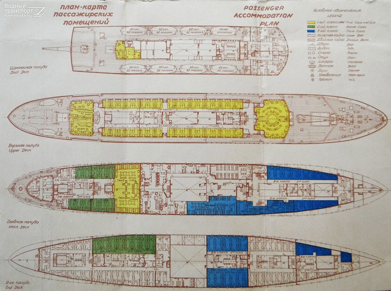 Схема теплохода феликс дзержинский