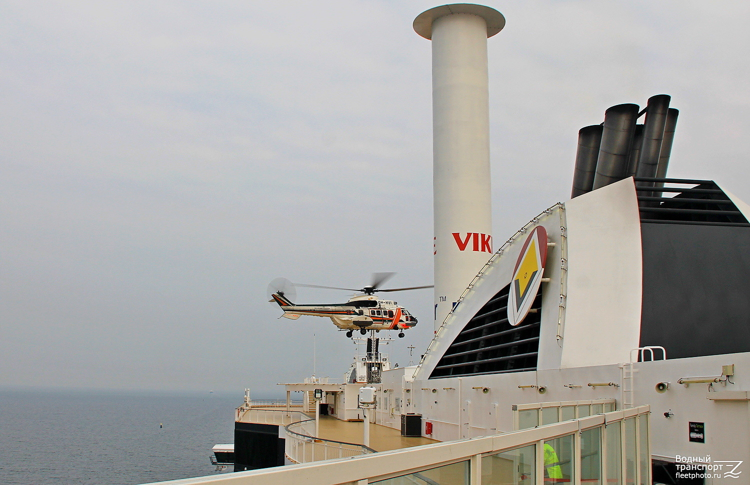 Viking Grace. Фотографии, сделанные на борту судов, Deck views, Incidents