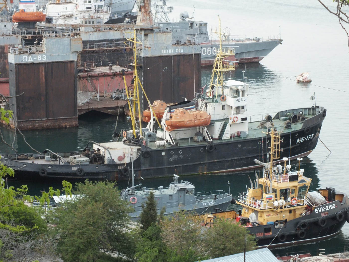 МБ-173, РК-1529, БУК-2190