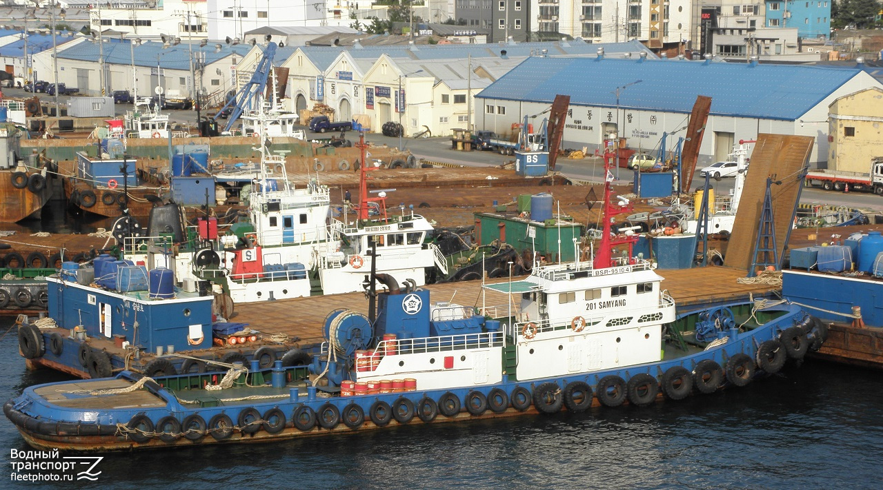 Sam Yang No.201. Unidentified ships