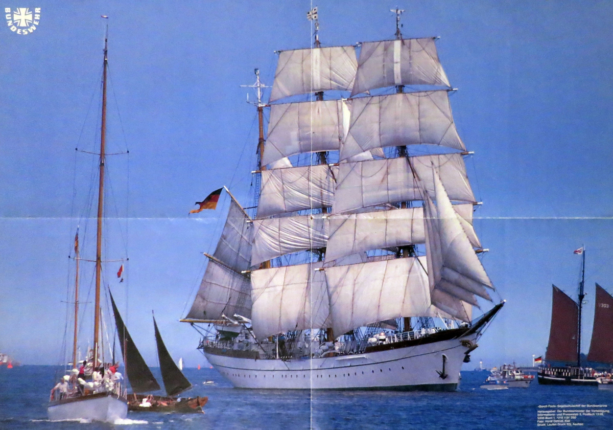 Gorch Fock. Рекламные буклеты