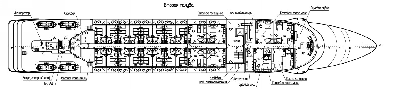 План теплохода мустай карим