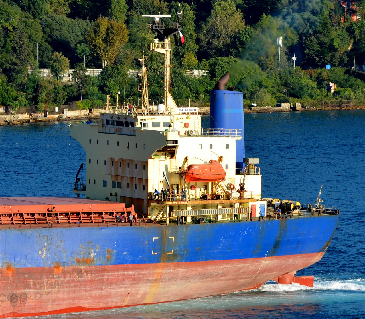 MJ Bulker. Vessel superstructures