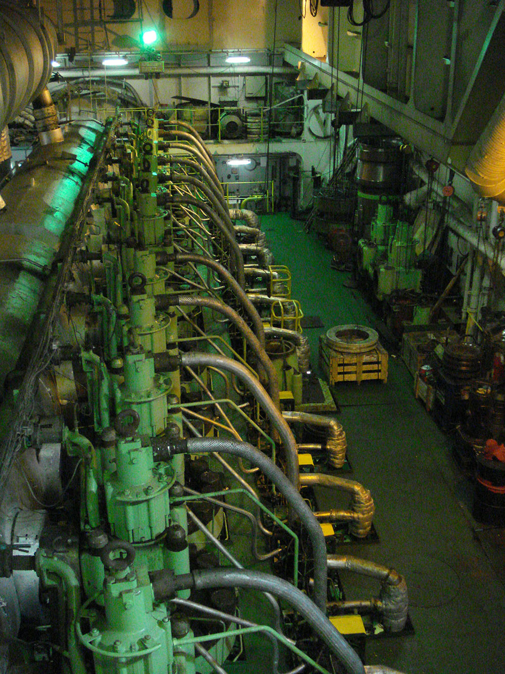 MSC Sariska. Engine Rooms