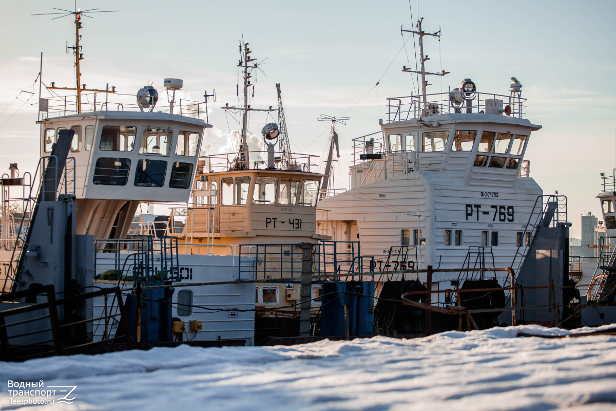 БТМ-501, РТ-431, РТ-769. Vessel superstructures