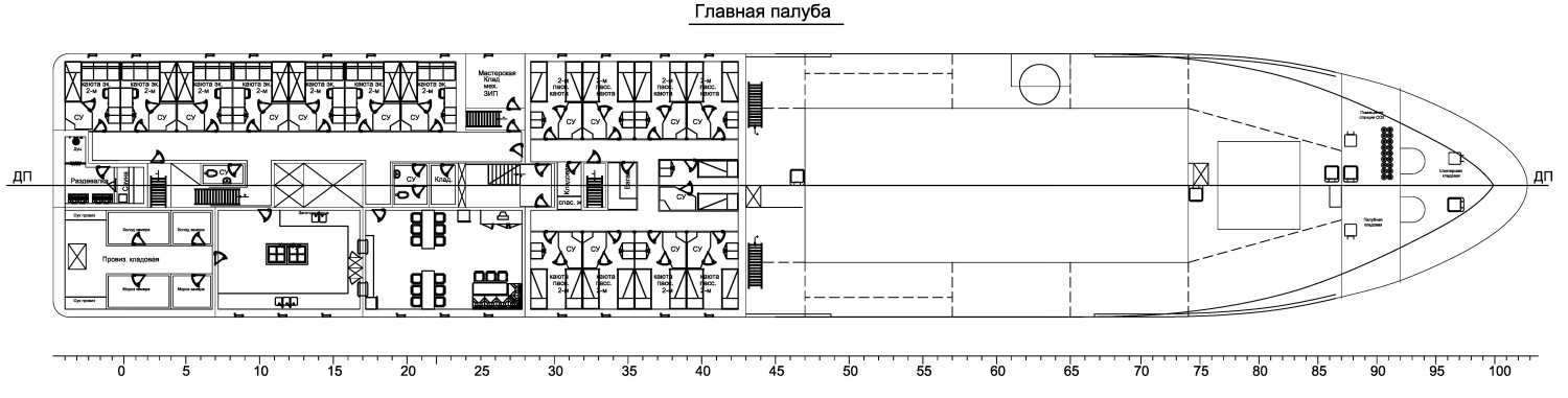 Теплоход проекта 305 чертежи