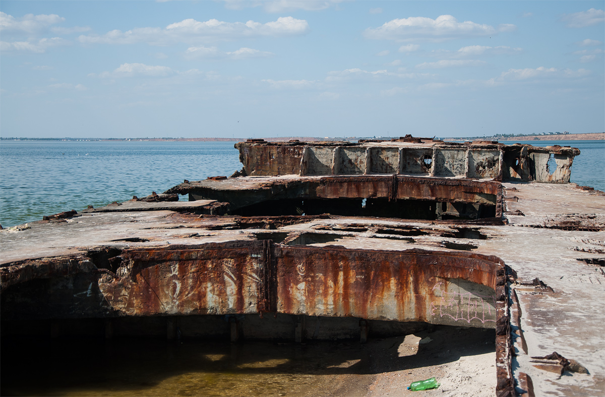 Неопознанное судно - проект Баржа железобетонная г/п 500т (Болгария). Ukraine - Black Sea Basin