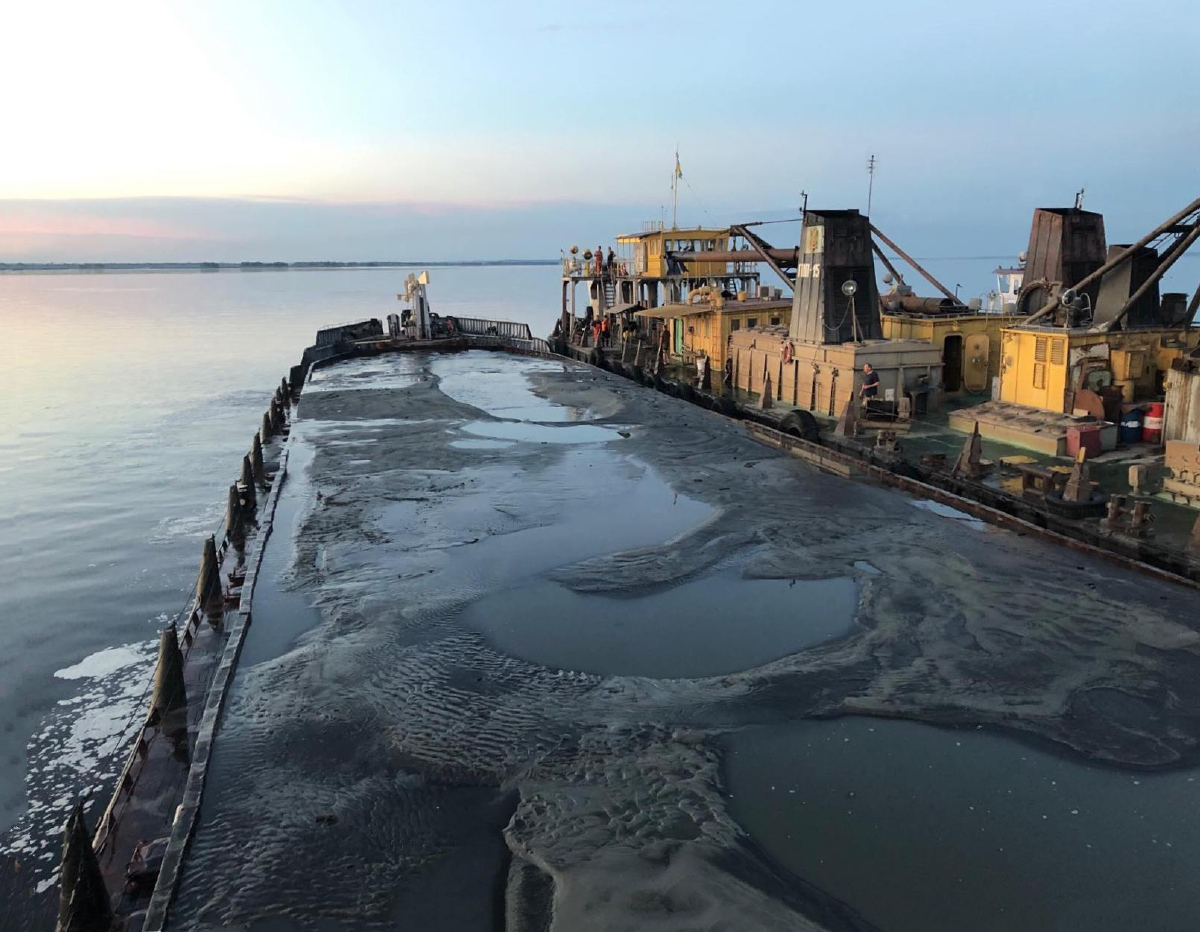 ГПП-15. View from wheelhouses and bridge wings