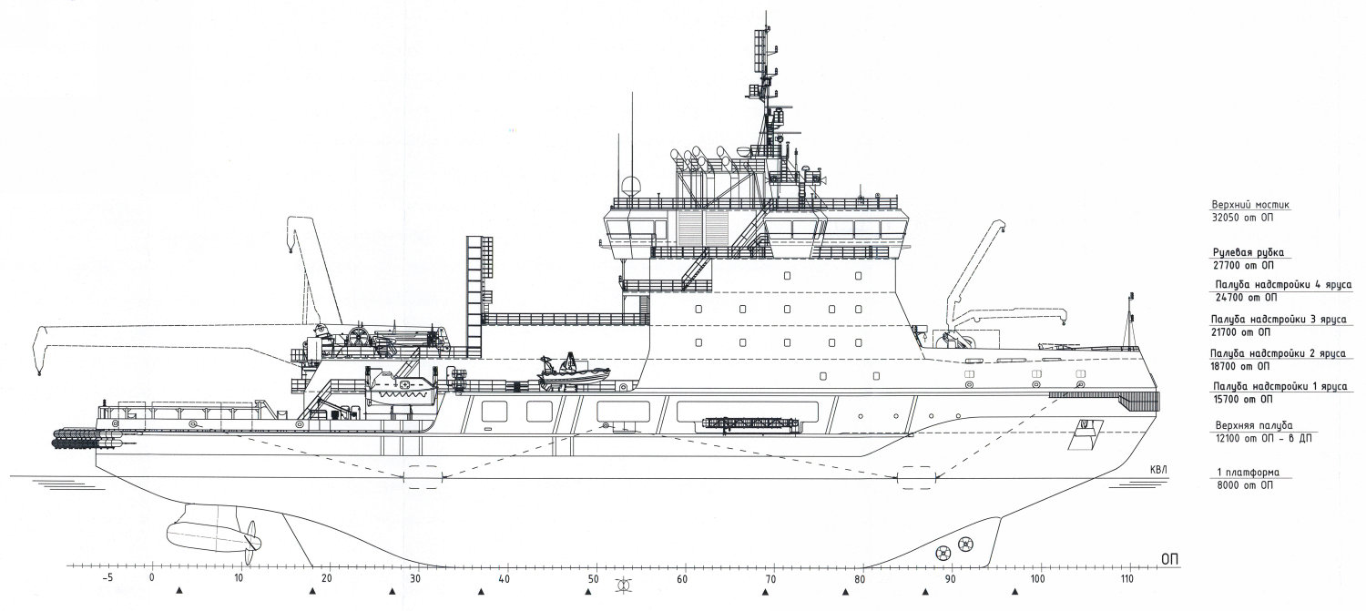 Чертежи ледокола лидер