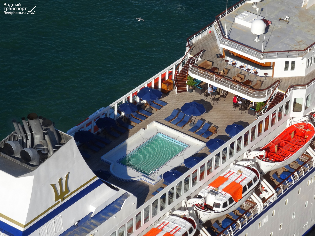 Aegean Odyssey. Deck views, Шлюпки и катера