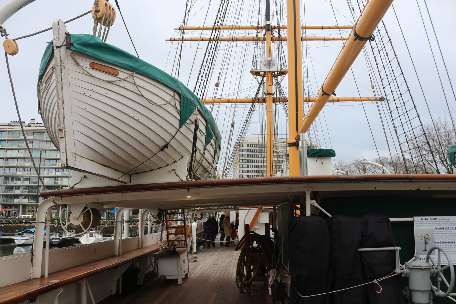 Mercator. On-board photos, Lifeboats