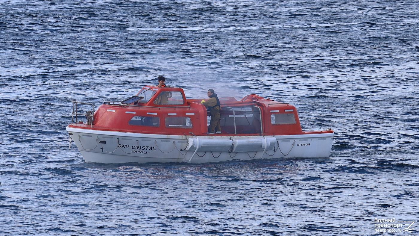 GNV Cristal. Lifeboats