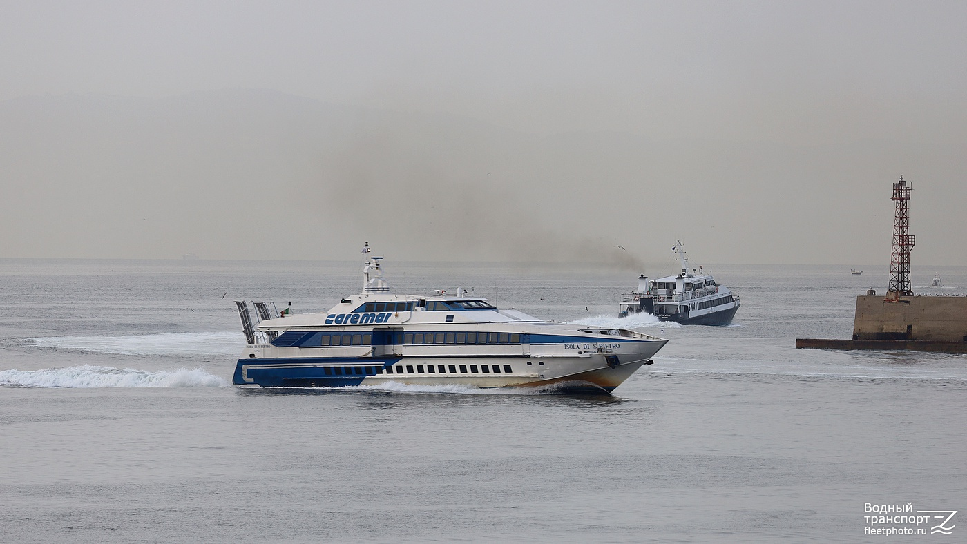 SNAV Aries, Isola di S.Pietro