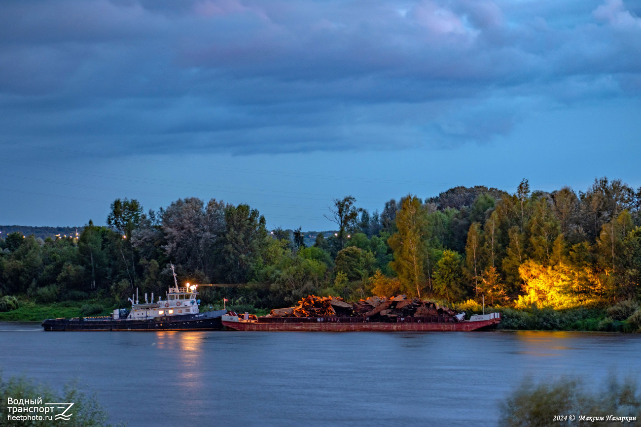 Перекат, Т-300, Касимовский наплавной мост