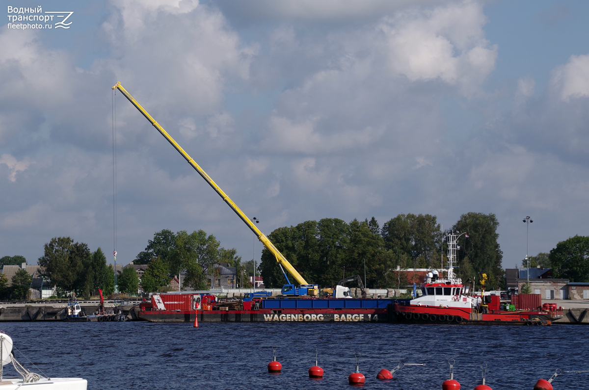 Wagenborg Barge 14, Amerstroom