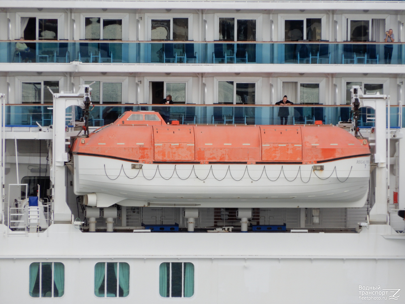 Regal Princess. Lifeboats