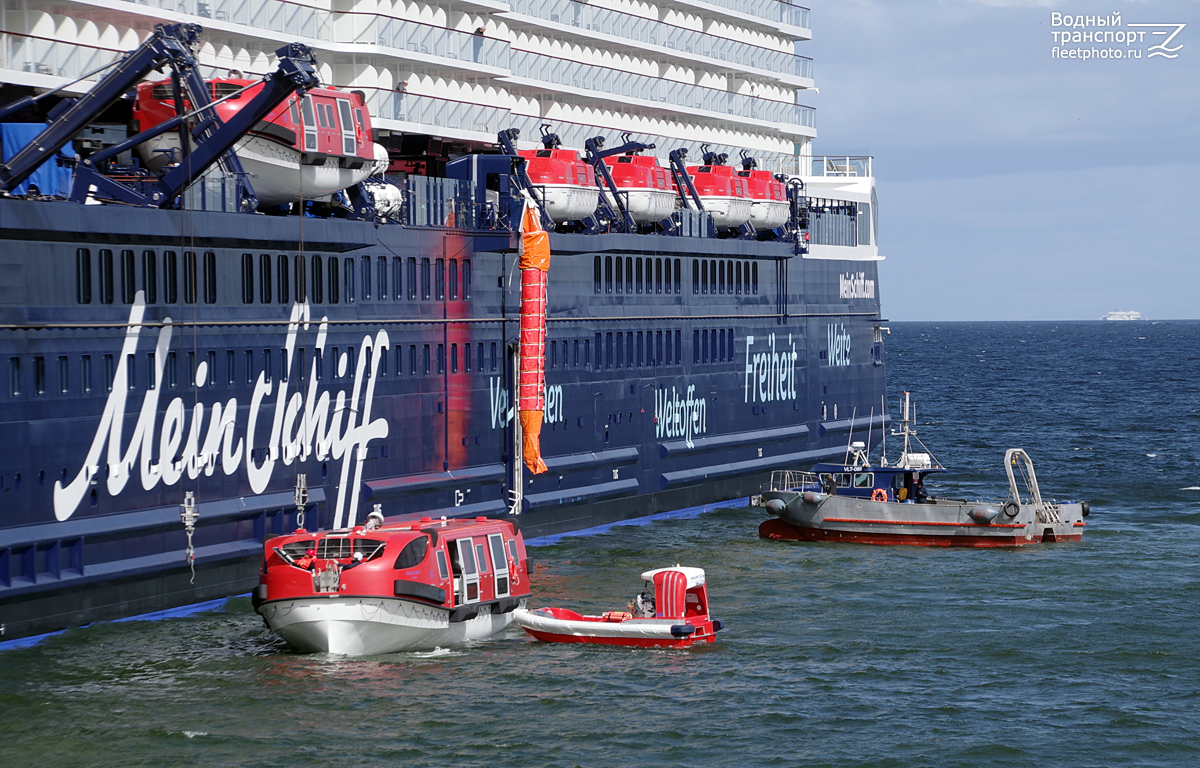 Mein Schiff 7, VLT-089. Шлюпки и катера