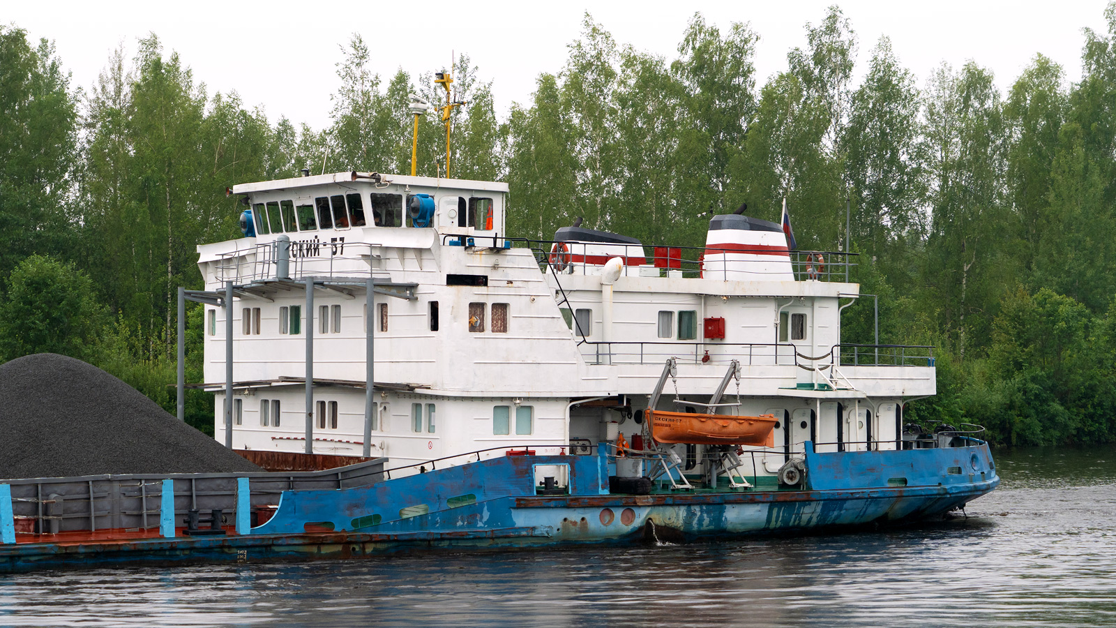 Окский-57. Vessel superstructures