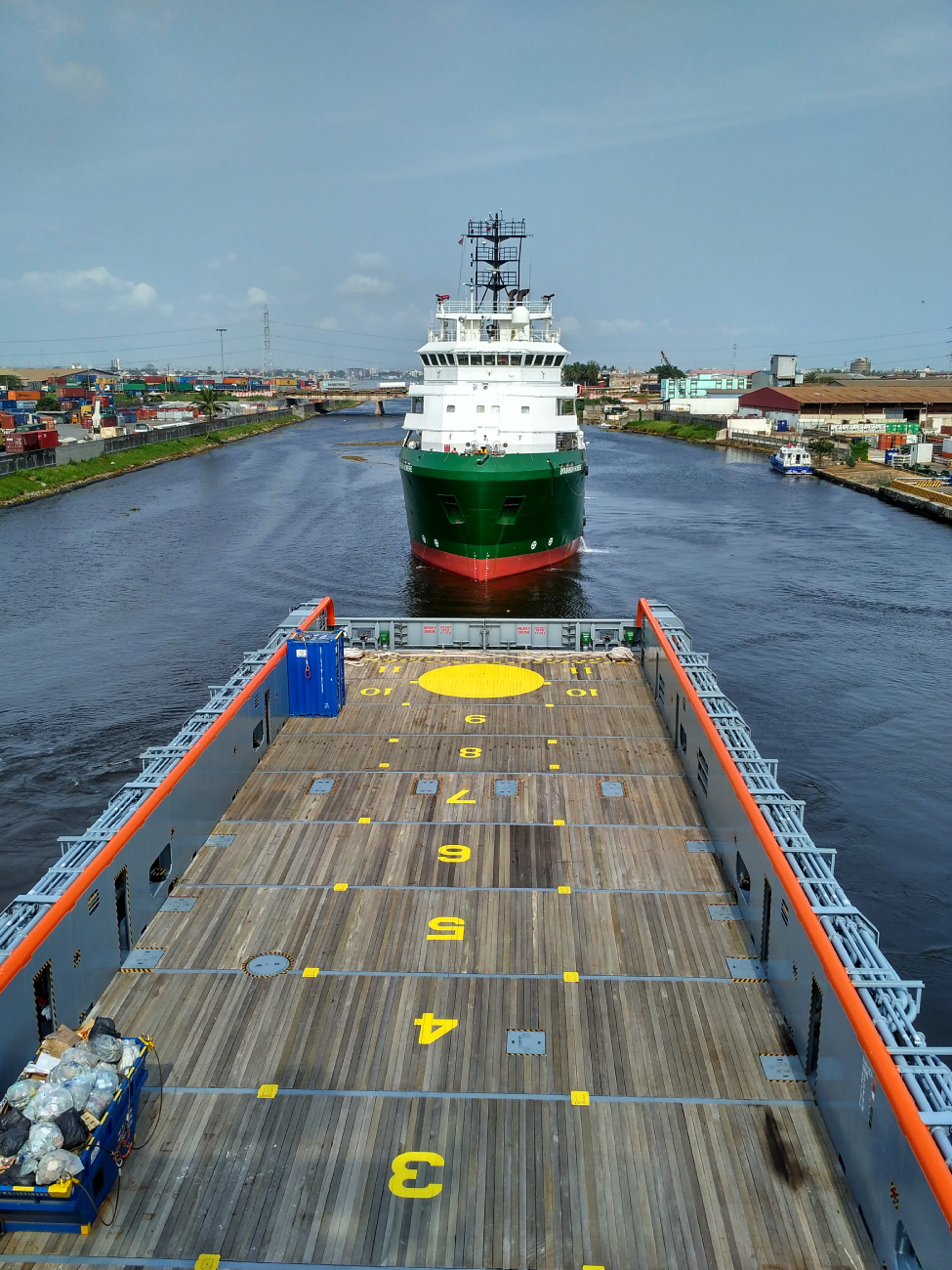Bourbon Homere. View from wheelhouses and bridge wings