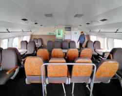Kometa-17 (Комета (пр. 342М, МТ, МЭ, МС) type, 342МЭ design, Saint Petersburg); Miscellaneous — On-board photos — Internal compartments — Passenger Areas
