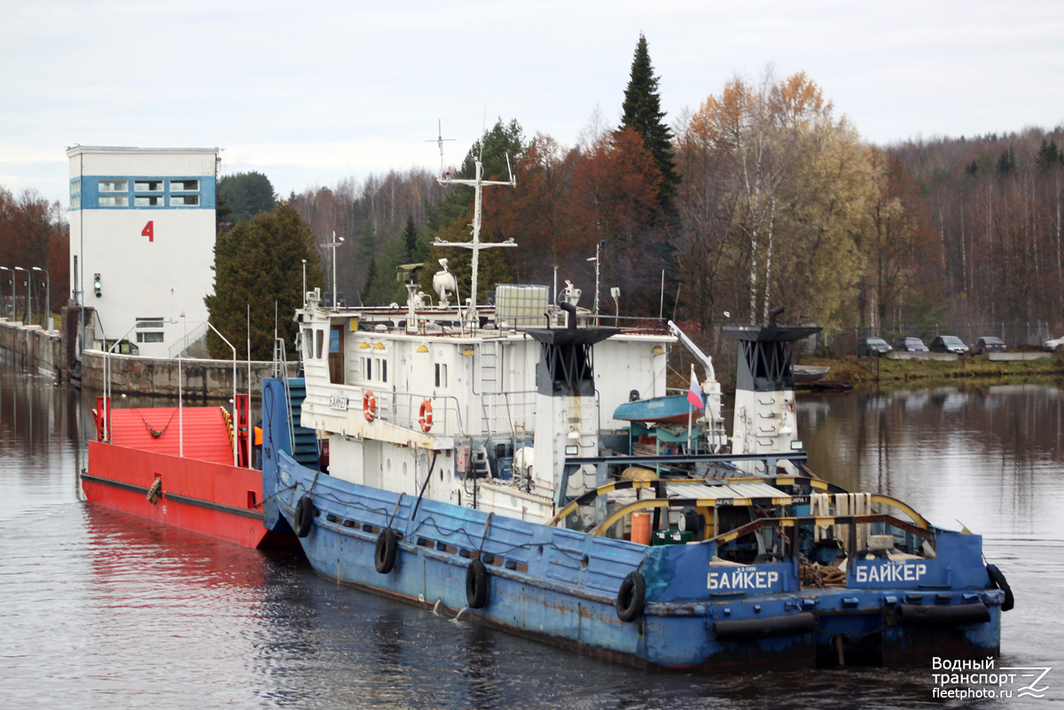 Баржа-площадка № 247444, Байкер