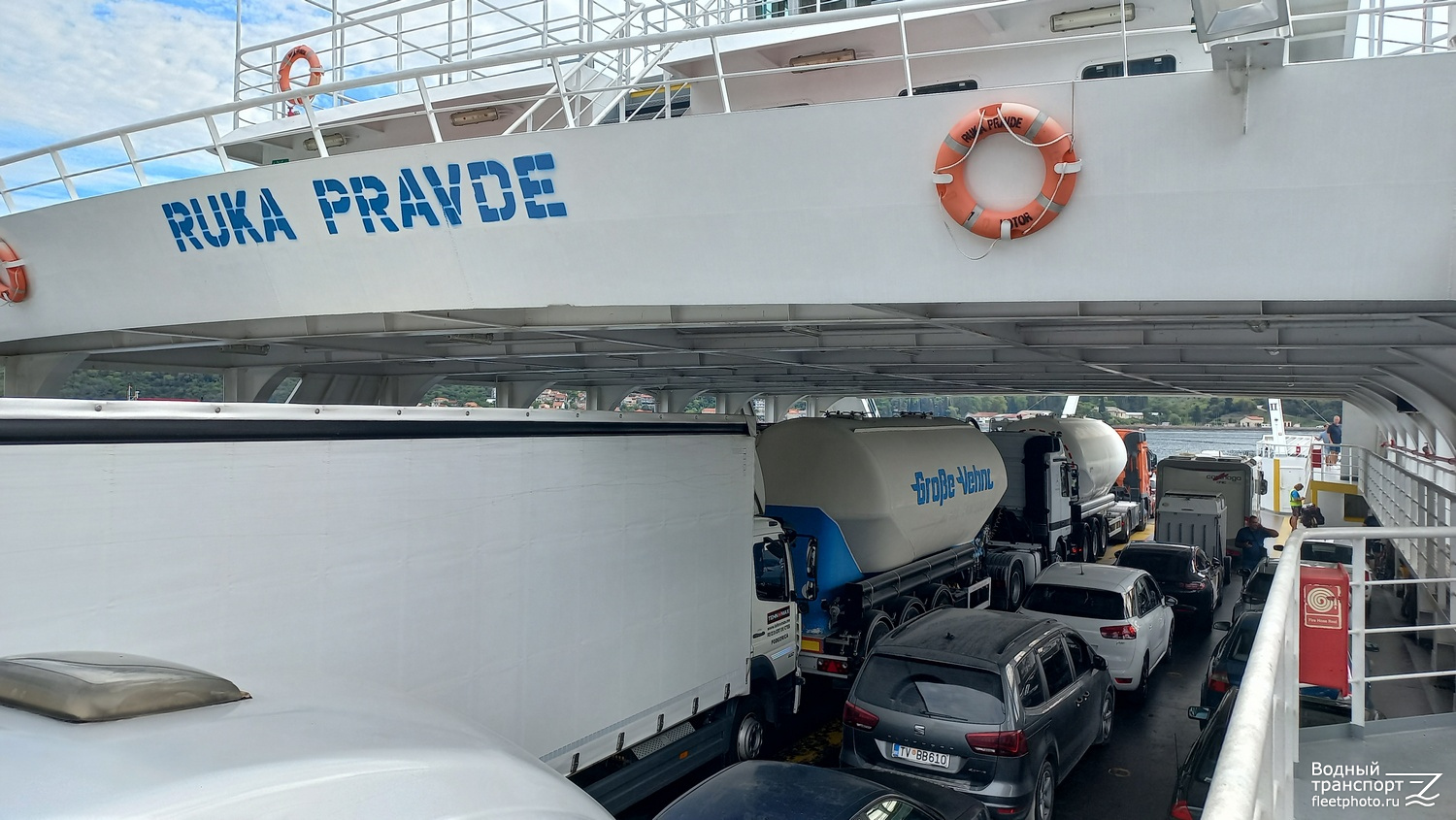 Ruka Pravde. Deck views