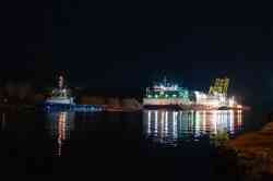 Тур (Суда обеспечения, завозчики якорей, Новороссийск); Моржовец (Тип Труженик / Стивидор / Тигрис / Лачплесис / Сымери, проект 134Е, тип Сымери, Архангельск); Капитан Булганин (Трубоукладчики, Архангельск)