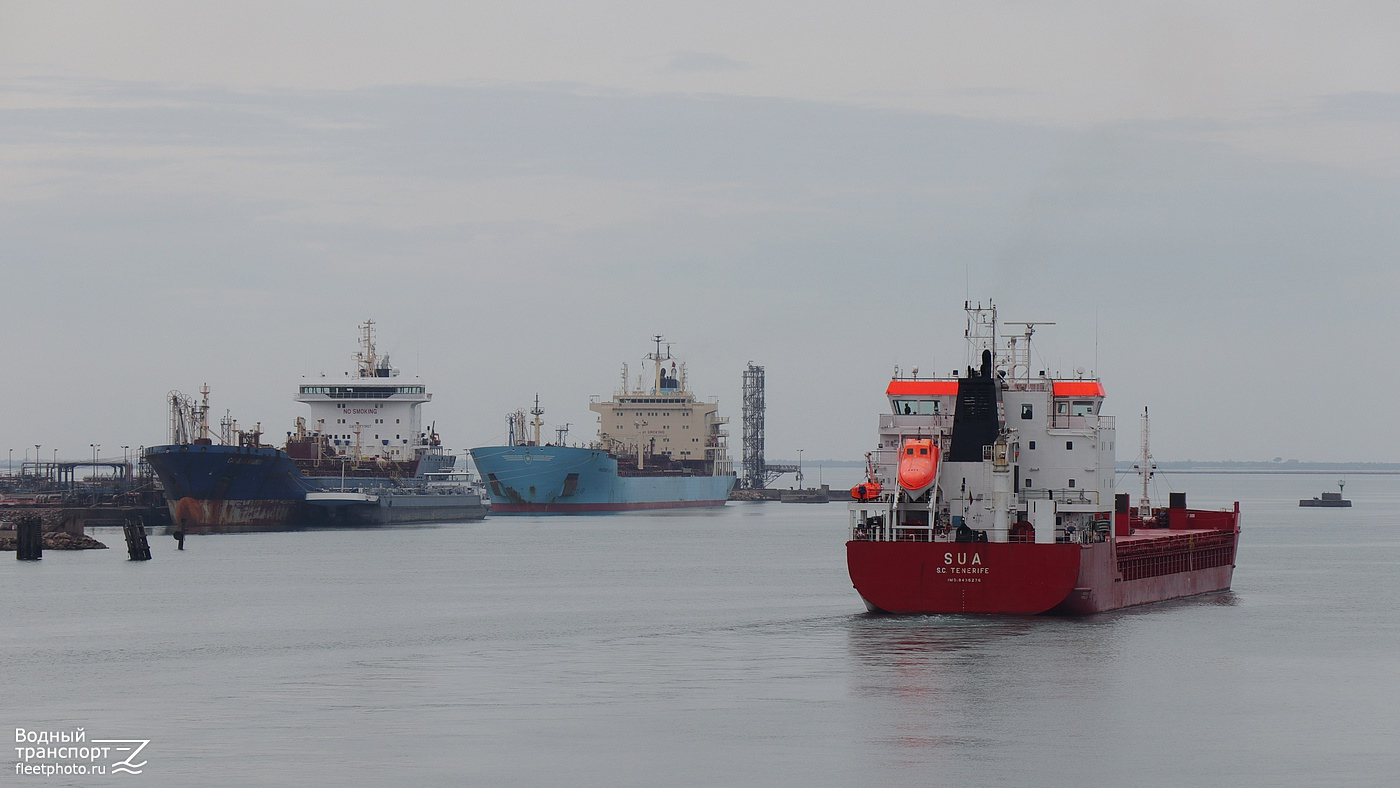 Carolus Magnus, Eridan, Maersk Kaya, Sua