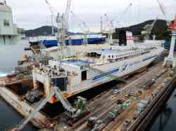 Atlantic Sparkle (Балкеры, Панама); Hamanasu (Паромы (накатные пассажирские), Отару); Youshou Maru (Автомобилевозы, Нагоя)