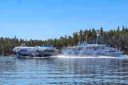 Валаам (Тип ОМ, проект 780, 780-03, 780-03-1570, Санкт-Петербург); Патриарх Алексий II (Тип Метеор, проект 342Э, Санкт-Петербург)