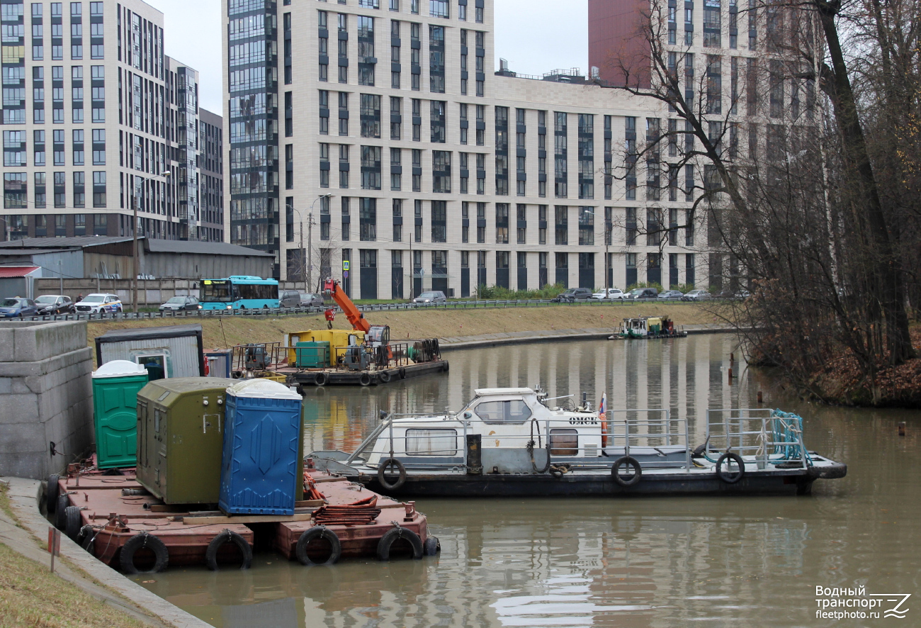 Плашкоут двух понтонный, Омск