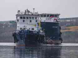 Elbrus (Озёрный (ВНР) type, H-3181 design, Rostov-on-Don); Topaz Dignity (Supply, anchor handling vessels, Majuro)