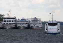 Константин Федин (Проект 301, тип Владимир Ильич, Нижний Новгород); Александр Фадеев (Проект 588 (ГДР), тип В.Чкалов/Родина, Пермь); Урал (Проект 588 (ГДР), тип В.Чкалов/Родина, Нижний Новгород); МПКС02 (Проект МПКС, Санкт-Петербург)