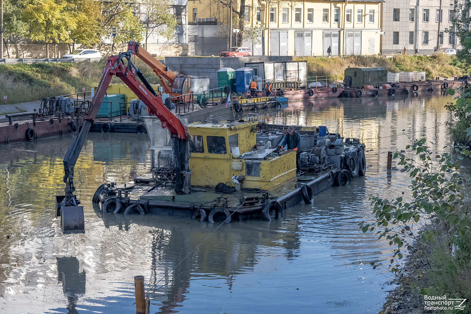 ЗМГС-1, МНШ-1, Неопознанный понтон, Плашкоут двух понтонный. Северодвинский / Северо-Западный / Беломорско-Онежский / Печорский бассейн