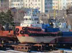 Иней (Проект 01340, тип Кировец (ПТР-50), Охотск); Эгир (Буксиры, толкачи, буксиры-толкачи, Холмск)