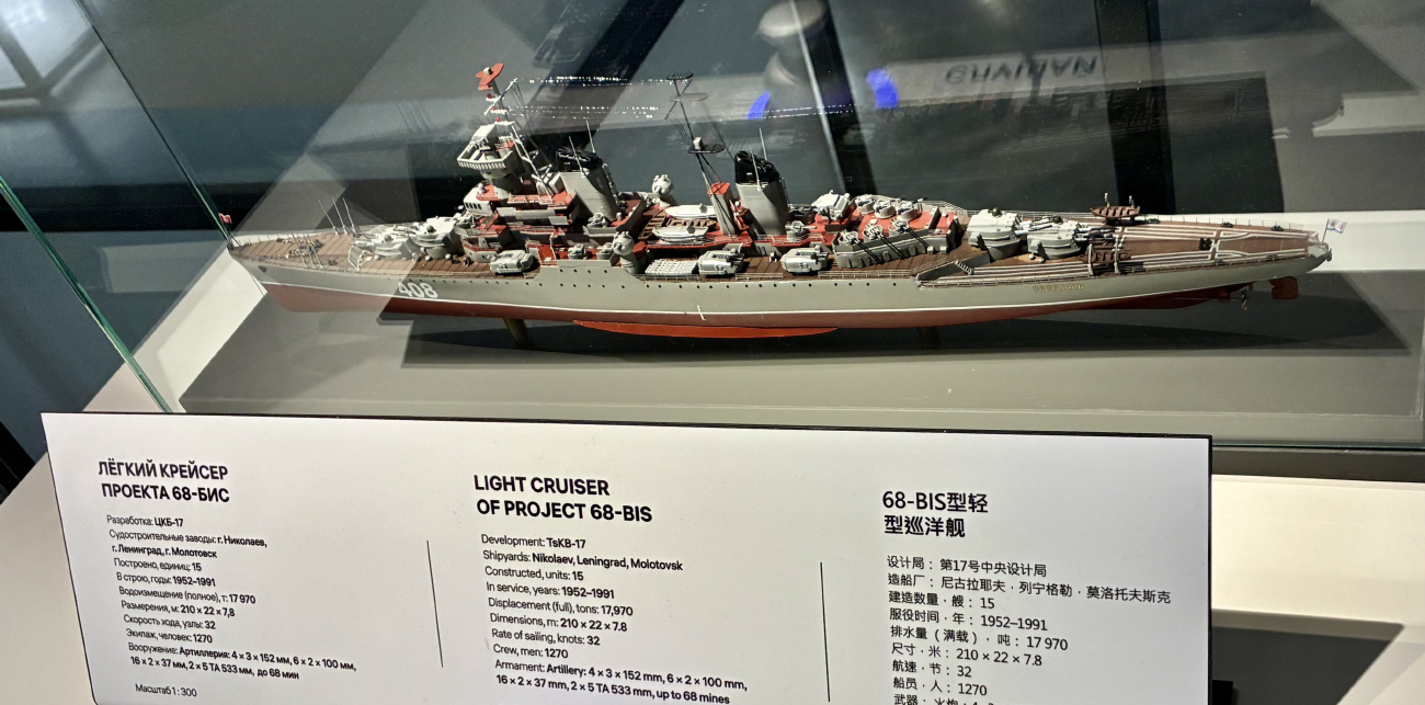 Свердлов. Модели боевых кораблей