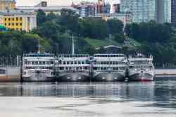 Сергей Дягилев (Тип Дмитрий Фурманов, проект 302, Ростов-на-Дону); Семён Будённый (Проект 92-016, тип Валериан Куйбышев, Нижний Новгород); Александр Фадеев (Проект 588 (ГДР), тип В.Чкалов/Родина, Пермь); Виссарион Белинский (Проект 301, тип Владимир Ильич, Нижний Новгород)