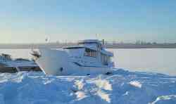 Неопознанное судно - тип Кижи (Тип Кижи, (приписка неизвестна)); Разное — Неопознанные суда — Россия — Обь-Иртышский бассейн