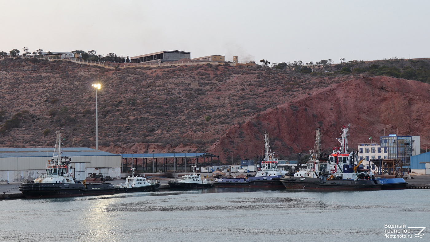 Tassina 2, Tasmanit 1, Tasmanit 2, Ras El-Ma, Tassina 4